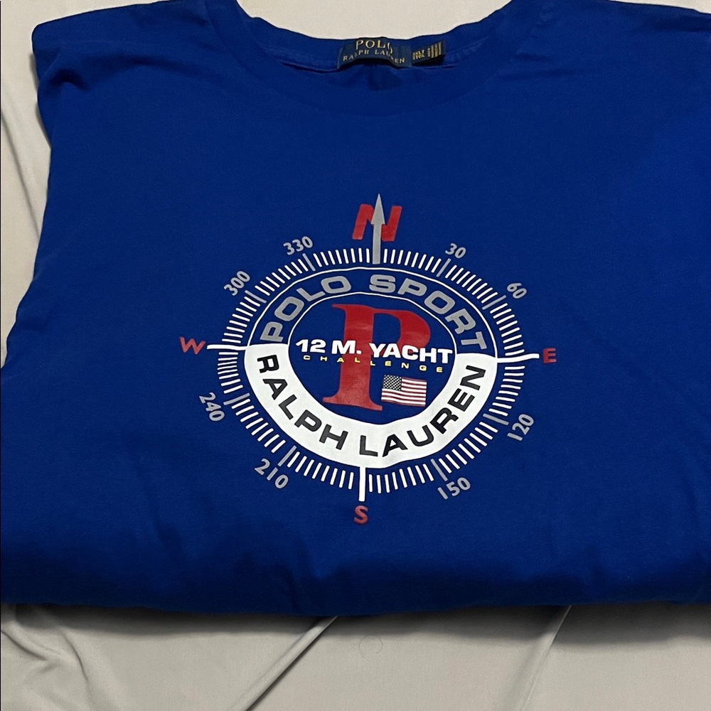Ralph Lauren Polo Sport Blue Graphic Tee